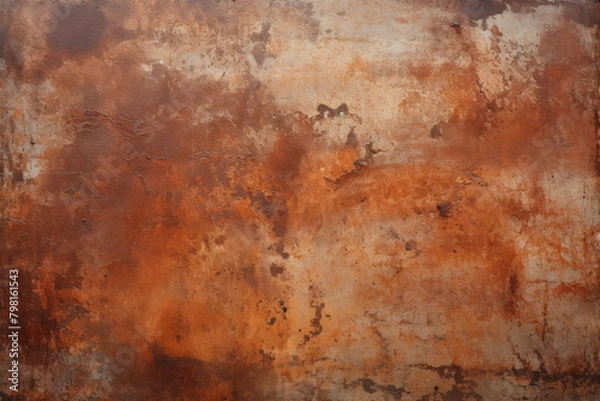 Fototapeta Rusty metal background. Metallic pattern