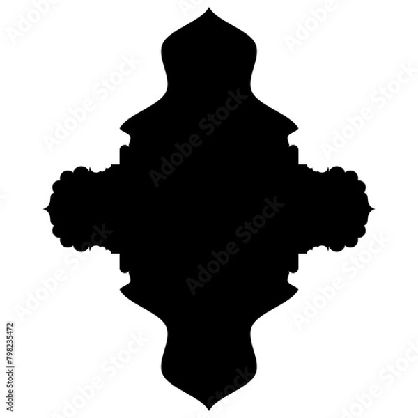 Fototapeta Islamic Label Emblem Shape Glyph Pictogram symbol visual illustration