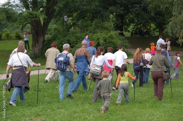 Fototapeta nordic walking