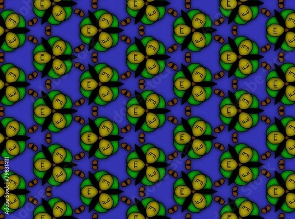 Obraz Abstract floral pattern