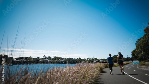 Fototapeta The Bay Run Sydney: Beautiful scenery along the route.