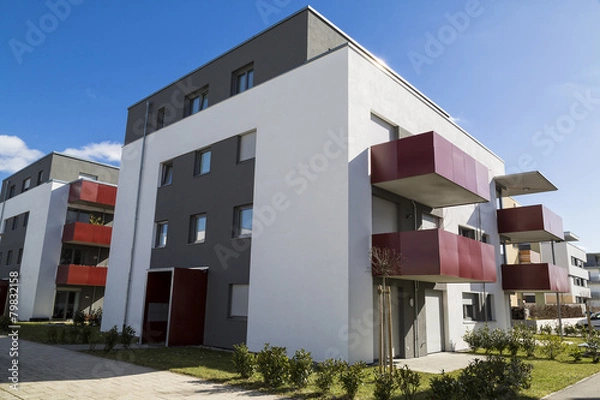 Obraz New Apartment with Balconies