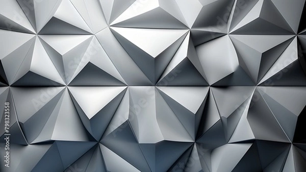Fototapeta Clean Lines and Shapes: White Abstract Background Perfect for Modern Design and Conceptual Projects