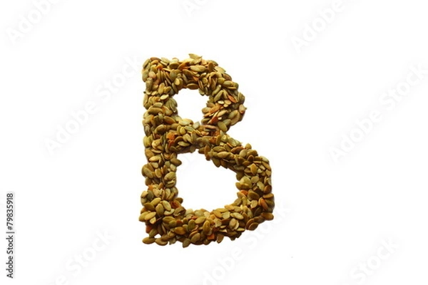 Obraz letter b on a white background