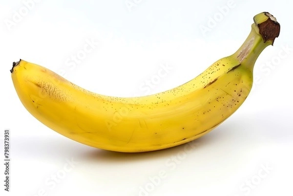 Obraz  Banana fruit isolated on a white background.