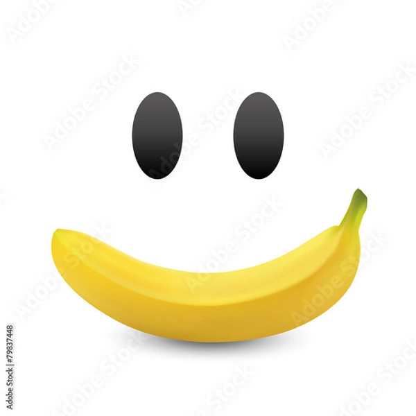 Obraz Banane smiley