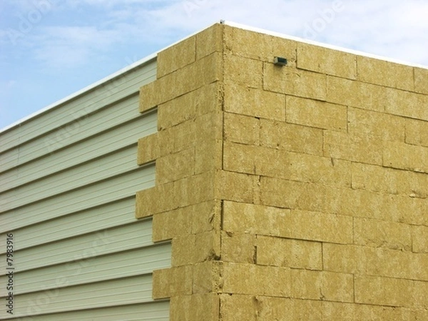 Obraz isolation d'un bâtiment en construction