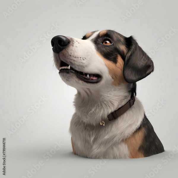 Obraz 3D Dog Model