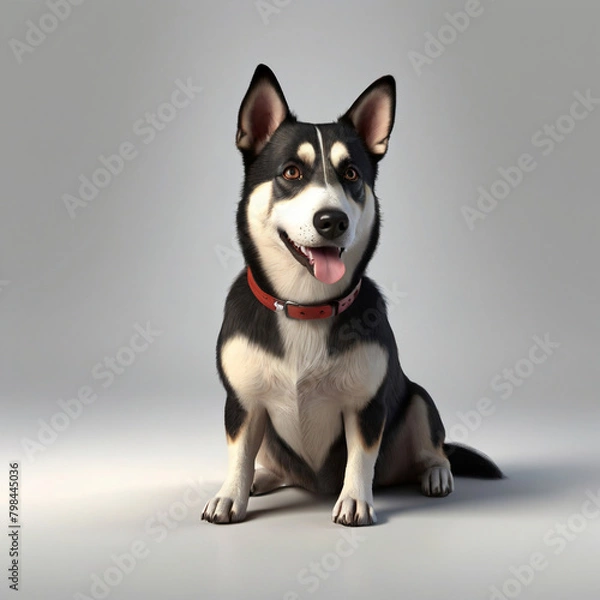 Obraz 3D Dog Model