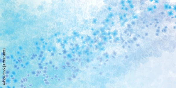 Fototapeta アジサイ　梅雨　花　背景	