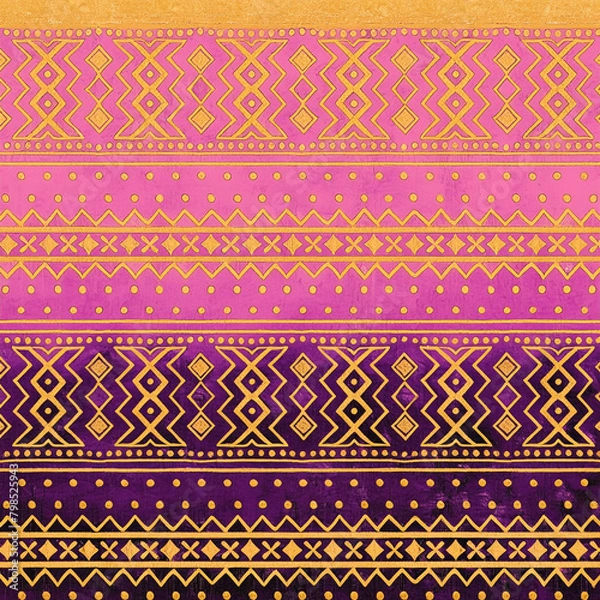 Fototapeta traditional thai style fabric