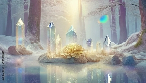 Obraz 幻想的な森