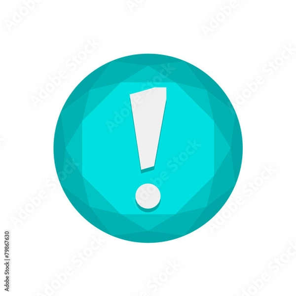 Fototapeta Vector Diamond Button