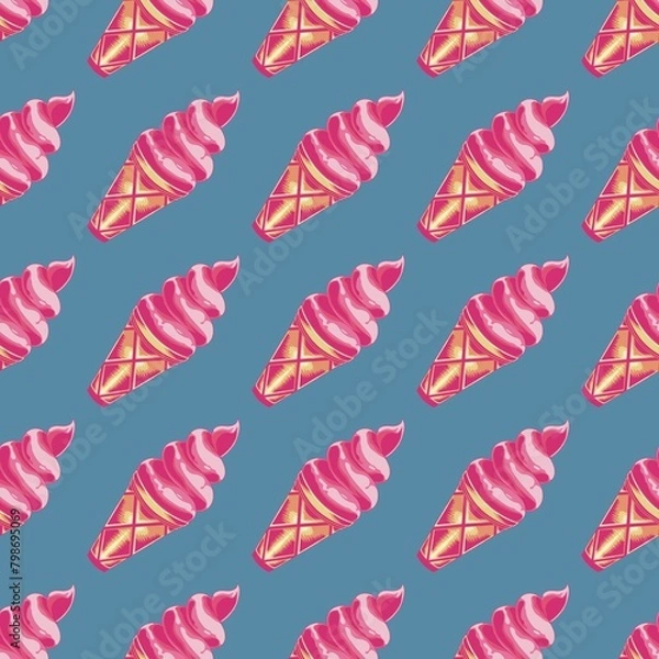 Fototapeta seamless pattern with feathers summer 