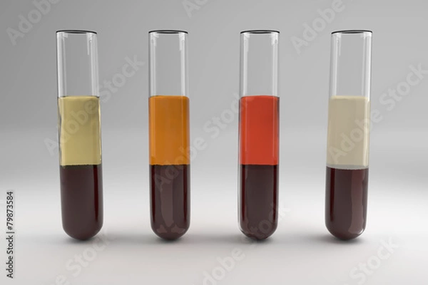 Obraz Blood serum common types
