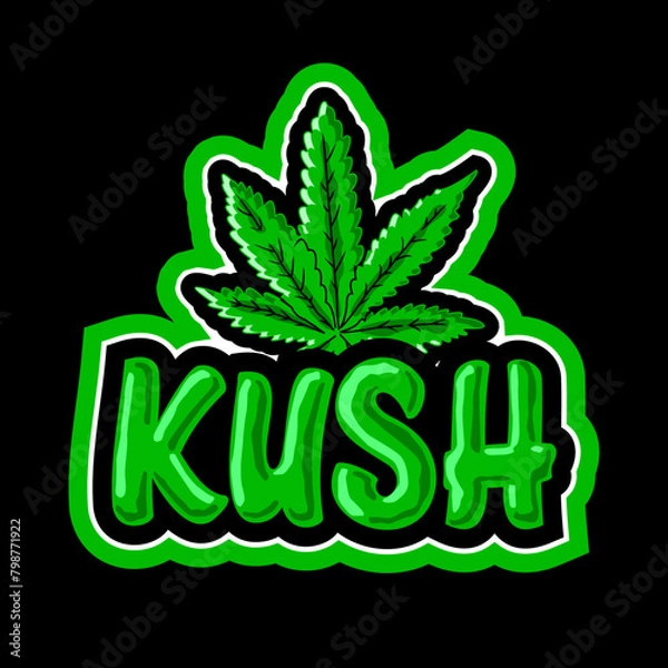 Obraz KUSH LOGO DESIGN