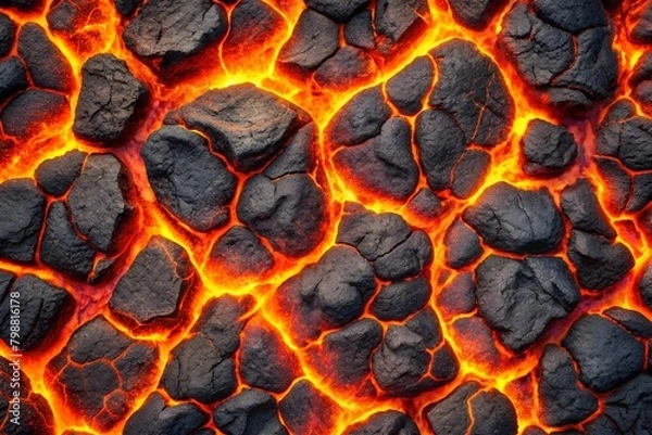 Fototapeta background with lava stones texture