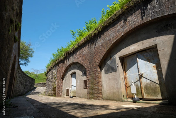 Obraz 日本軍施設　煉瓦造り　砲台跡