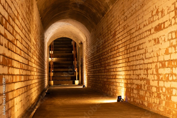 Obraz 日本軍施設　煉瓦造り　砲台跡