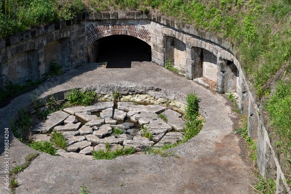 Obraz 日本軍施設　煉瓦造り　砲台跡