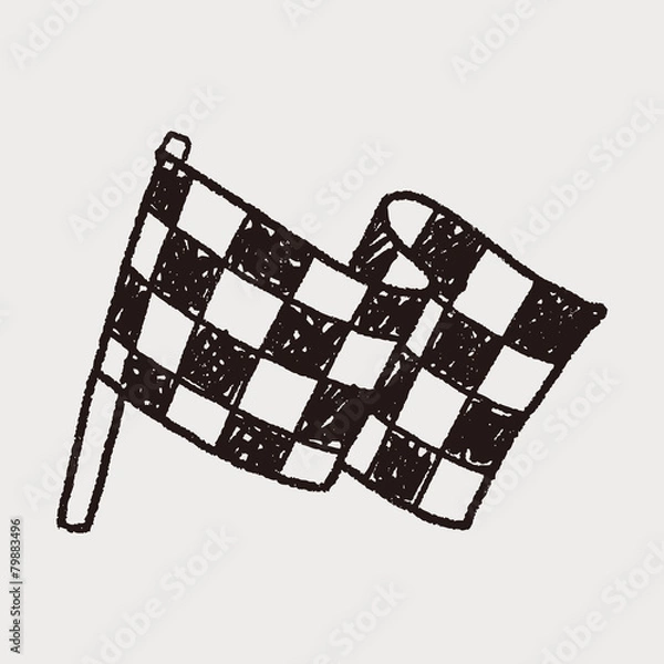 Obraz Doodle Flag