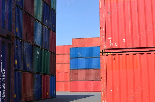 Obraz 品川埠頭のコンテナヤード