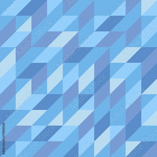 Fototapeta Retro stylized geometric seamless pattern