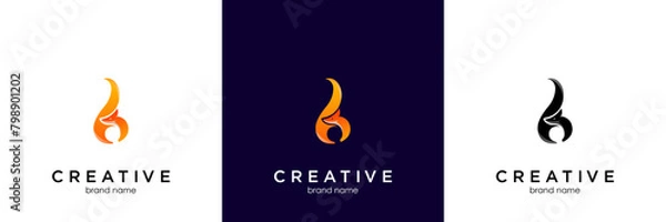 Obraz nique fox logo, fox illustration, vector