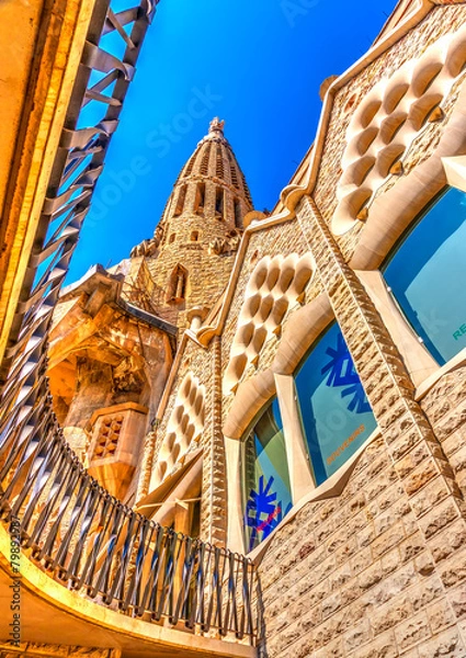 Fototapeta Kościół Sagrada Familia w Barcelonie, Hiszpania