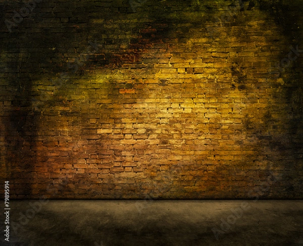 Obraz mysterious brick wall