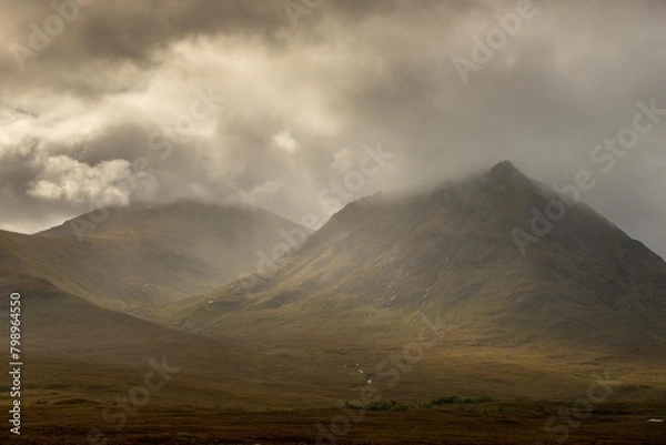 Obraz clouds in the mountains