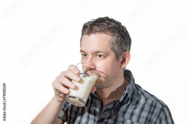 Obraz Drinking milk