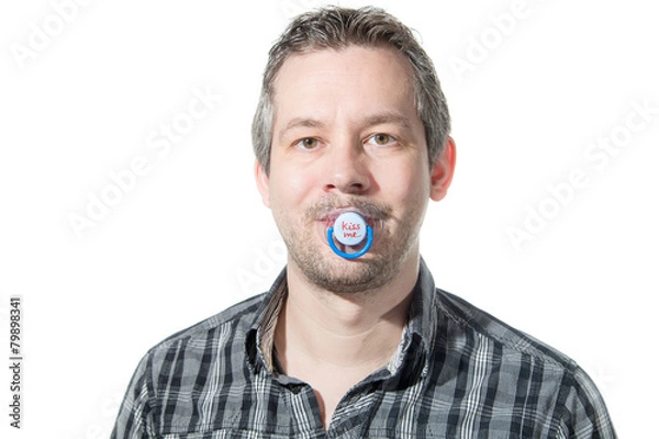 Obraz Kiss me with a pacifier