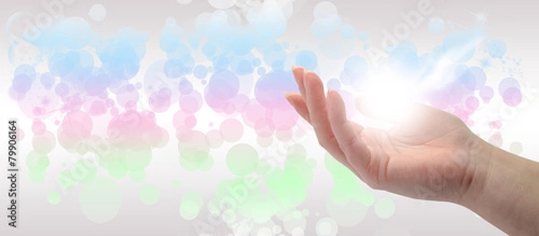 Obraz Healing hands website header