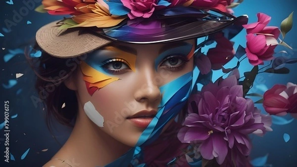 Fototapeta 3d world photoshop manipulations 
