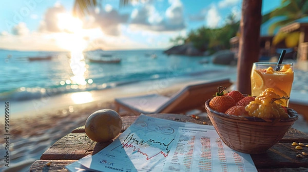 Obraz picnic in the beach