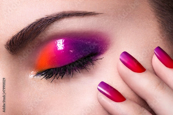 Obraz Close-up shot of an eye