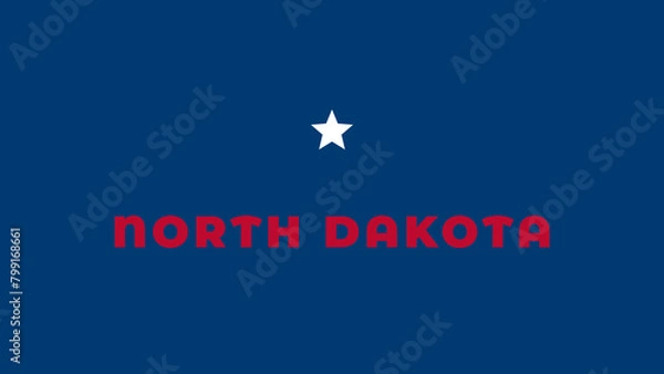 Obraz north dakota state