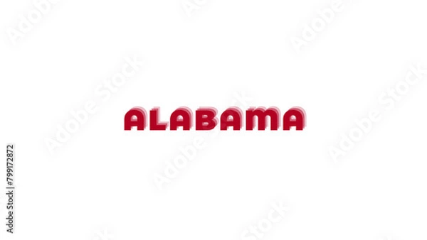 Fototapeta alabama state