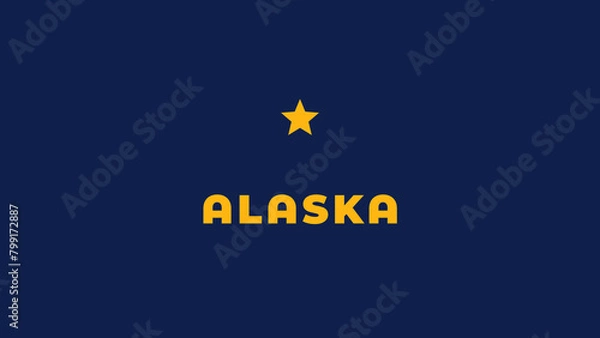 Fototapeta alaska state