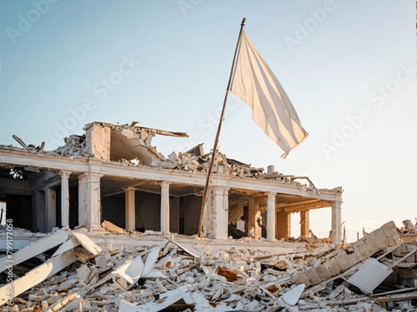 Fototapeta Kriegsende durch Kapitulation 