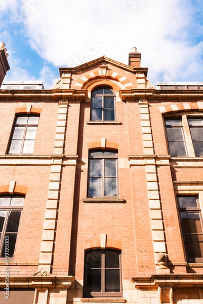 Fototapeta Building facade in London 