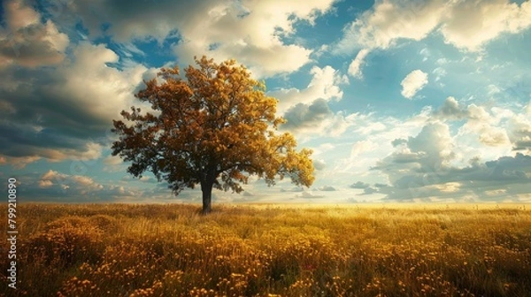 Obraz A tree in the field