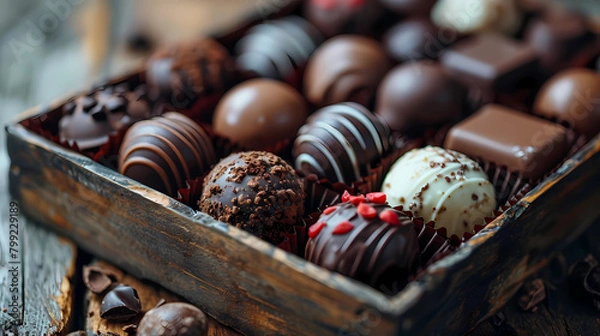 Obraz A box of chocolates