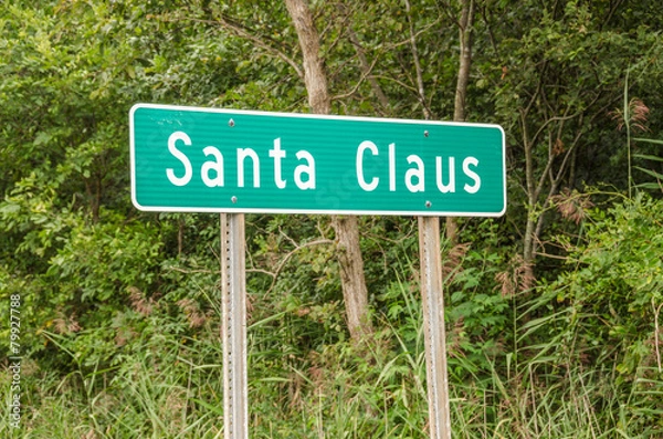 Obraz Santa Claus Sign