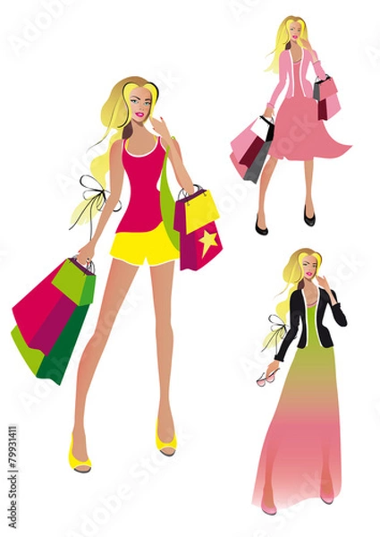 Fototapeta beautiful woman