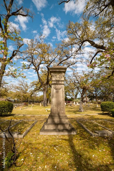 Obraz graveyard  column in a Jewish cemetery