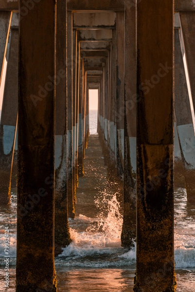 Obraz pier in the sea