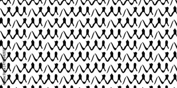 Obraz seamless pattern with silhouettes
