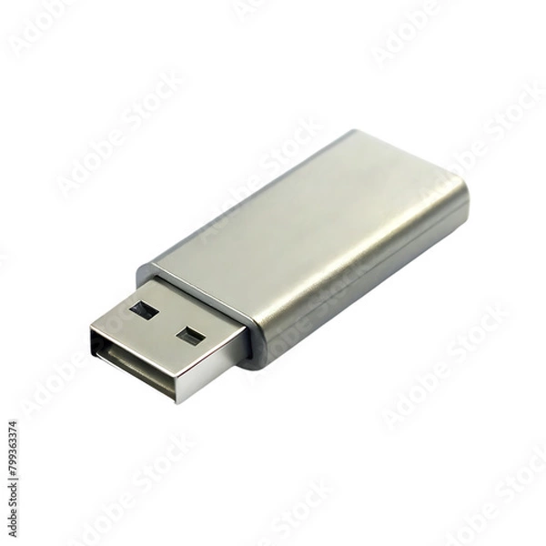 Fototapeta Memory stick isolated on transparent background